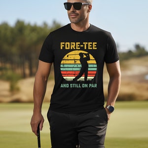 Short Sleeve Fore-Tee Golf Shirt for Men - 40th Birthday Golfing Shirt Gift for Husband - Top Selling Golfing T Shirts - Trending Shirt