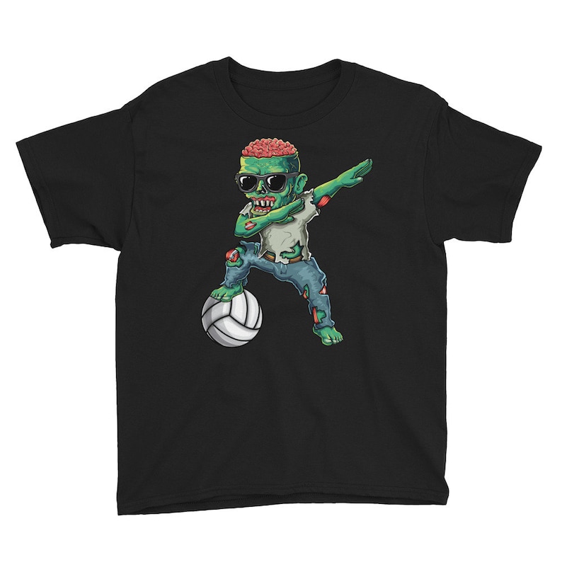 Halloween Volleyball Shirt Volleyball Zombie Shirt Varsity | Etsy