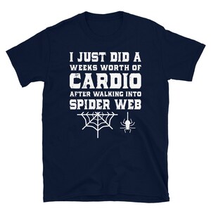 Funny Spider Hater Gag Gift, Spider Shirt, Spider Web, Arachnophobic, Hates Spiders, Scared of Spiders, Afraid of Spiders, Gag Gift Ideas image 2