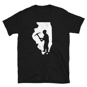 Illinois Coal Mining Shirt, Illinois Coal Miner Shirt, Mineral Mining, Mineral Miner, Coal Miner Gift, Coalmining Shirt, Coalminer Shirt