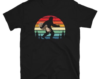 Mushroom Lover Shirt With Bigfoot