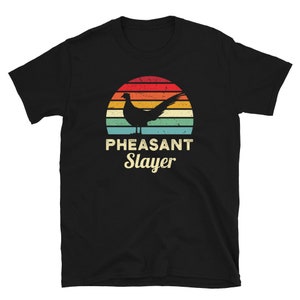 Retro Style Pheasant Hunting Shirt, Pheasant Hunter Shirt, Hunter Gifts for Men, Hunting Season, Bird Hunter, Bird Hunting, Pheasant Birds