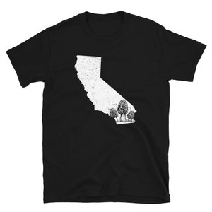 California Morel Mushroom Shirt Cali Morel Mushroom Hunter TShirt California Mushroom Hunting T Shirt Mushrooming Mycology Mycologist Fungi
