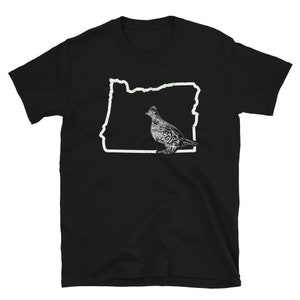 Oregon Ruffed Grouse Shirt - Birding Shirt - Birding Gifts - Bird Watching Gift - Bird Watching Shirt - Birdwatching Shirt - Birdwatching