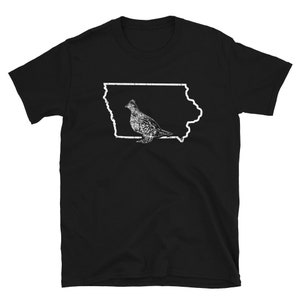 Birdwatching Iowa Ruffed Grouse Shirt - Birding Shirt Birding Gift - Bird Watching Gift - Bird Watching Shirt - Birdwatching Shirt