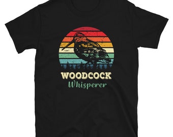 American Woodcock T Shirt | Timberdoodle Bird, Bogsucker, Bird Watching, Unique Birding Gift | Bird Watcher Gifts | Bird Hunting / Hunter