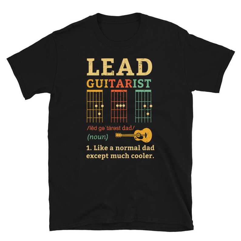 Download Guitar Dad Shirt Dad Guitar Chords Shirt Fathers Day | Etsy