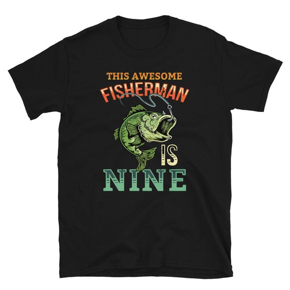 Retro Fisherman T Shirt Turning 10 Shirt Ten Years Old Shirt 10th Birthday  Shirt Fisherman Birthday Shirt Vintage Fishing Tshirt Gift -  Canada