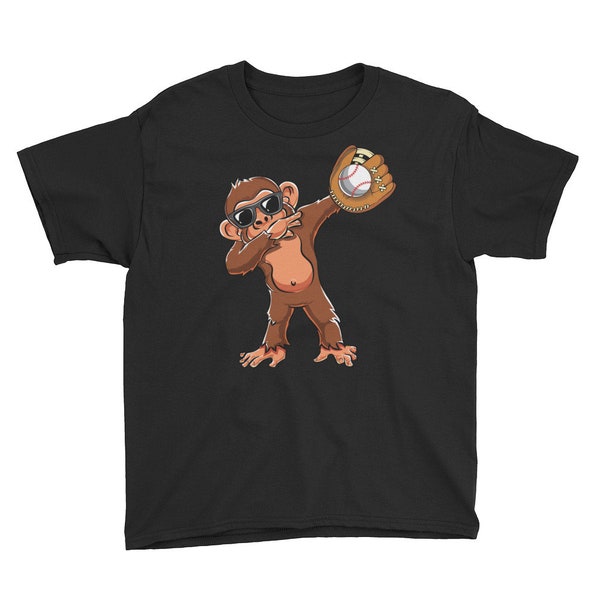 Cute Dabbing Monkey Lovers Dab Baseball Girls Boys Gifts