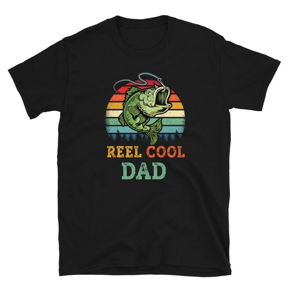Reel Cool Dad Shirt Fishing Dad T Shirt Fathers Day Gift Fisherman  Fishermen Gifts Tshirt Fishing Gift Idea Bass Fish Shirt -  Canada