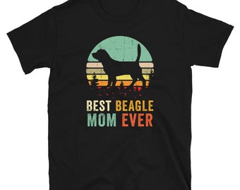 Best Mom Ever Shirt, Beagle Dog Shirt, Beagle Mom Tshirt, Pet Owner, Dog Owner, Beagle Mom Shirt, Gift For Mom, Hound Dog Shirt, Retro Style