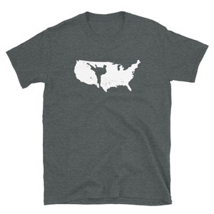 United States Map Taekwondo Shirt Patriotic Taekwon-do Shirt - Etsy