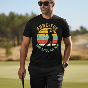 40th Birthday Golf Shirt, Gift for Him, Gifts for Men, Turning 40 T-Shirts, Golfer Shirt, Golfing Shirt, 40 Year Old Birthday, Shirt for Man