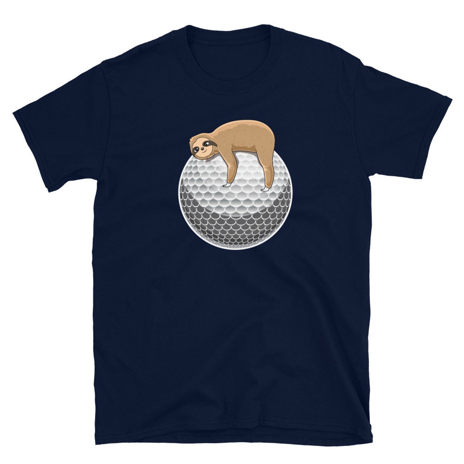 Cute Lazy Sloth Golf Ball Gift Funny Golfing Player Golfer Etsy