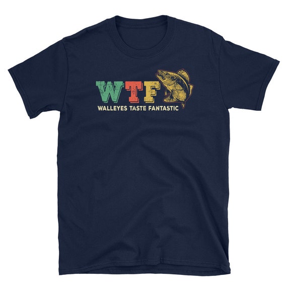 Funny fishing t-shirt mens  Wtf where's the fish slogan humour tee shirt  for fisherman– Graphic Gear