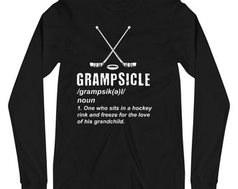 Funny Grandpa Hockey Shirt, Grandpa of Hockey Player Grandchildren T Shirt, Funny Grandfather Hockey Tshirt, Grandpa Gifts, Hockey Lover