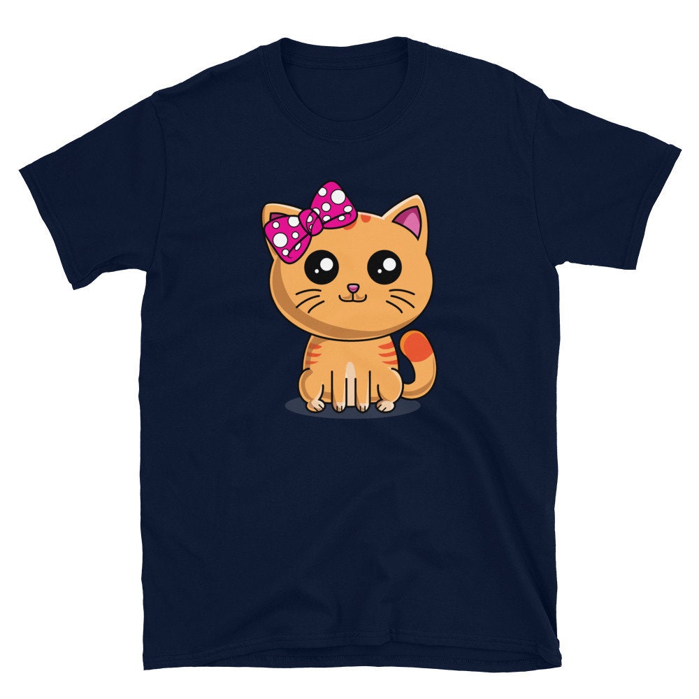 Cute Cat Shirt for Girls Cat Lover Gift Womens Cat T Shirt Etsy UK