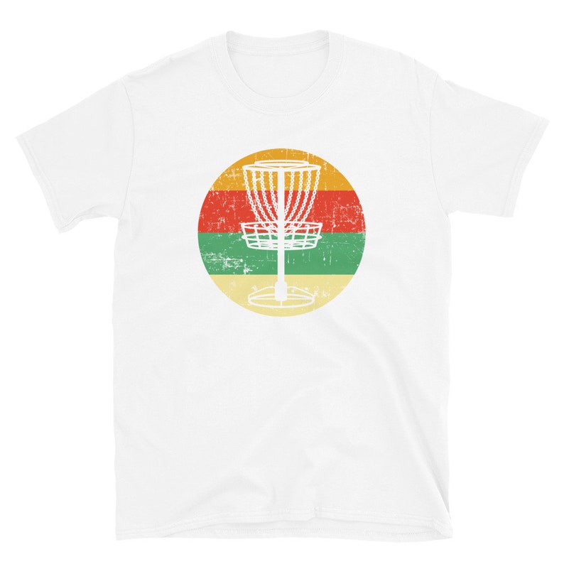 Retro Disc Golf Basket Tshirt Frisbee Golfer Sports Gift Etsy