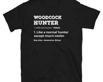 American Woodcock T Shirt | Timberdoodle Bird, Bogsucker, Bird Watching, Unique Birding Gift | Bird Watcher Gifts | Bird Hunting / Hunter