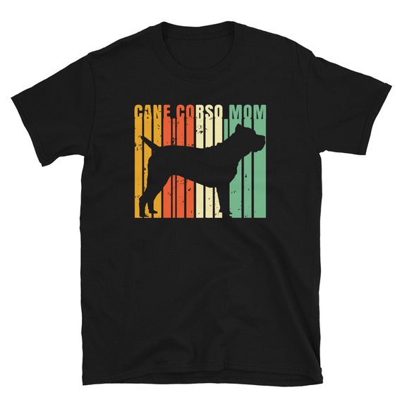 Vintage Retro Cane Corso Silhouette Sun Dog Lover T-Shirt Vintage Retro Cane Corso Silhouette Sun Dog Lover T-Shirt