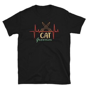 Cute Cat Groomer Gift | Pet Grooming, Vintage / Retro Style