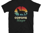 Retro Howling Coyote T Shirt Yote Hunting, Yote Hunter, Coyotes Hunt Season, Cool Vintage Style Coyote Wolf, Dogs Lover Gifts