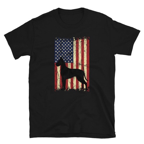 American Flag Great Dane Dog Lover Gift Patriotic Pet | Etsy
