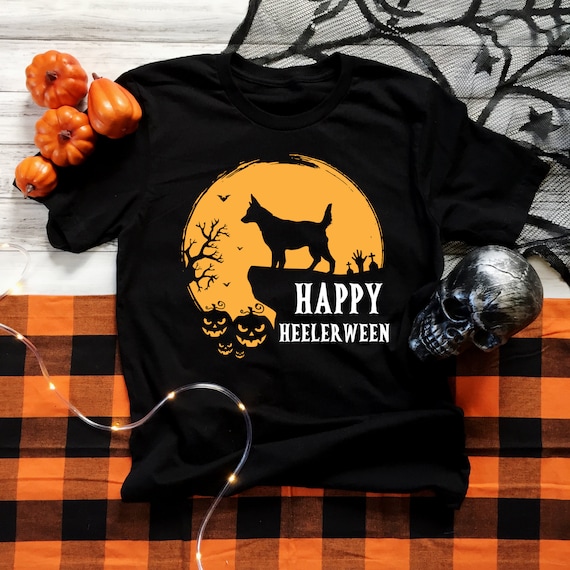 Australian Cattle Dog Shirt: Black Silhouette Australian Cattle Dog Shirt: Black Silhouette