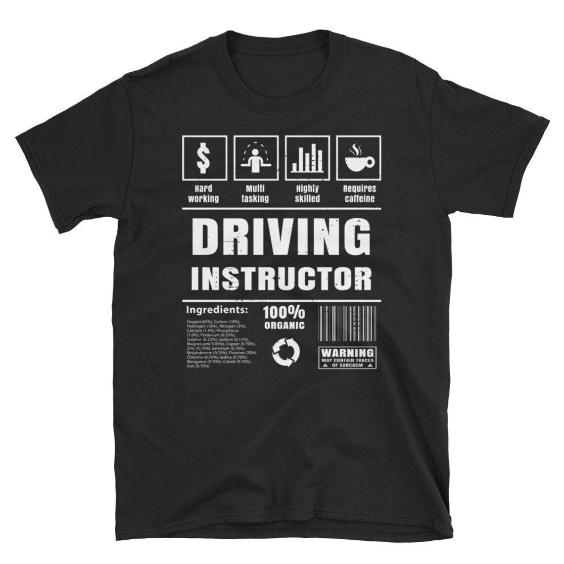 Driving Instructor TShirt Driving Instructor Teacher Etsy