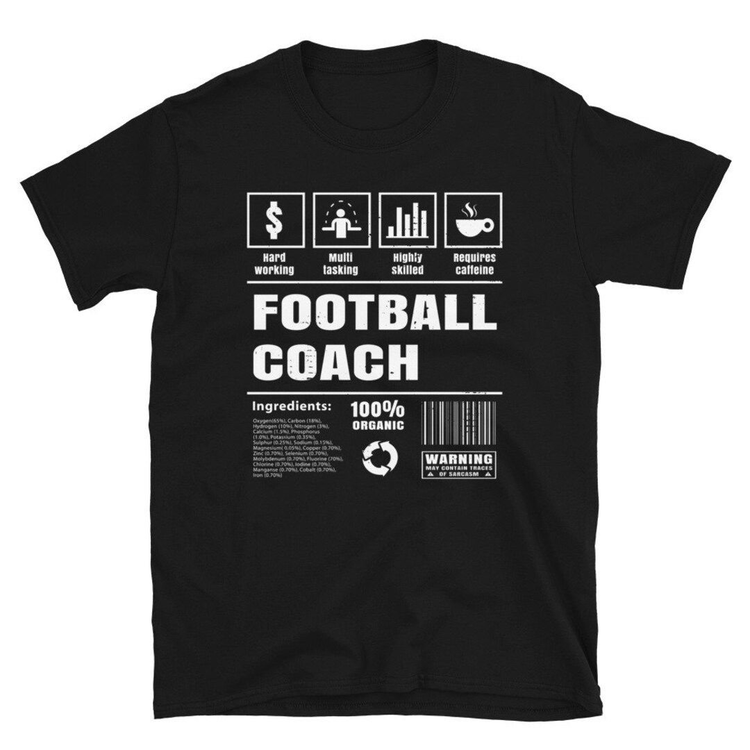 Football Coach Shirt Middle School Football Coach Shirt High Etsy UK