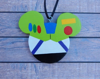 Buzz Wooden Ornament with Free Customization