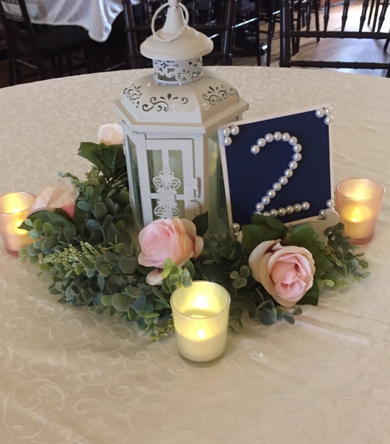 Eucalyptus Wreath Blush Pink Garland Wedding Centerpiece Etsy