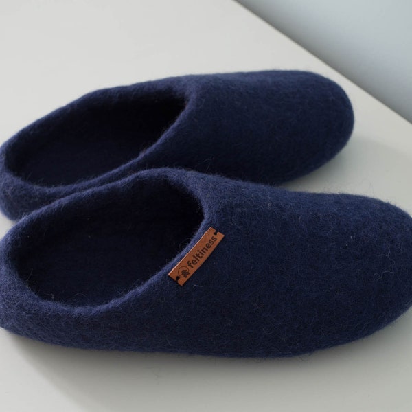 Pantoufles en feutre, Chaussons en laine 100% Feltiness