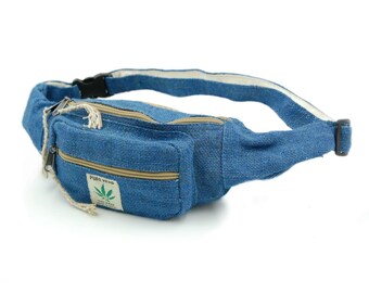 Blue waist bag/waist bag/hip pack