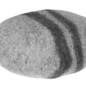 Stone cushion, small stone Feltiness 100 % wool image 1