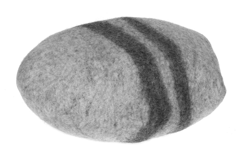 Stone cushion, small stone Feltiness 100 % wool image 1