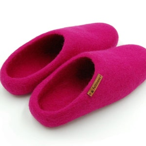 Babuchas de lana, Babuchas de fieltro Feltiness imagen 3