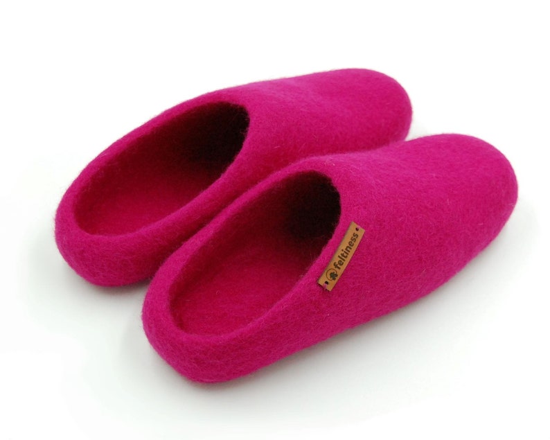 Babuchas de lana, Babuchas de fieltro Feltiness imagen 3