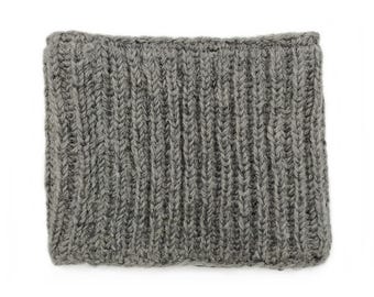 Feltiness handmade wool scarf in ash grey