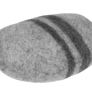 Pufa kamienna Kamień duży 100% wełna zdjęcie 1