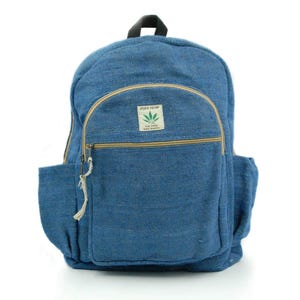 Natural backpack hand-made in Nepal / urban / school / tourist - Summer Orange