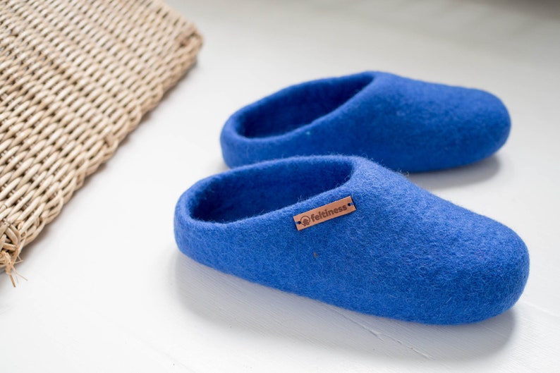 Felt Slippers handmade 100% Wool Feltiness image 1