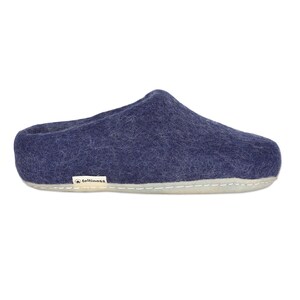 Felt Slippers with rubber sole handmade 100% Wool Feltiness 画像 3