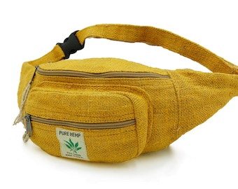 Waist bag / kidney / hip bag Yellow