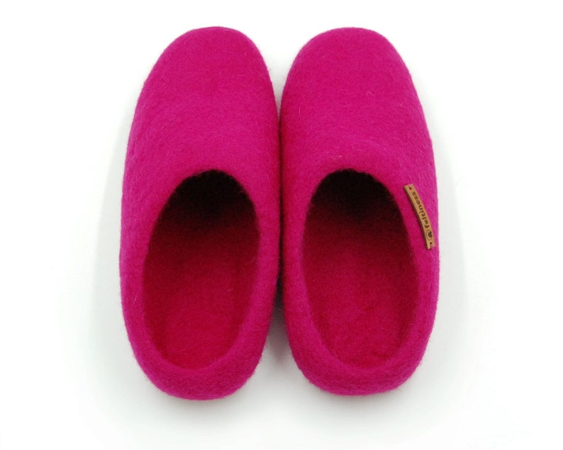 Babuchas de lana, Babuchas de fieltro Feltiness imagen 4