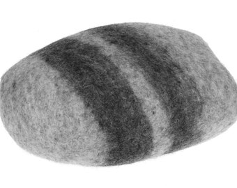 Almohada de icow de fieltro / pufa de piedra piedra mediana Fieltro - 100% lana
