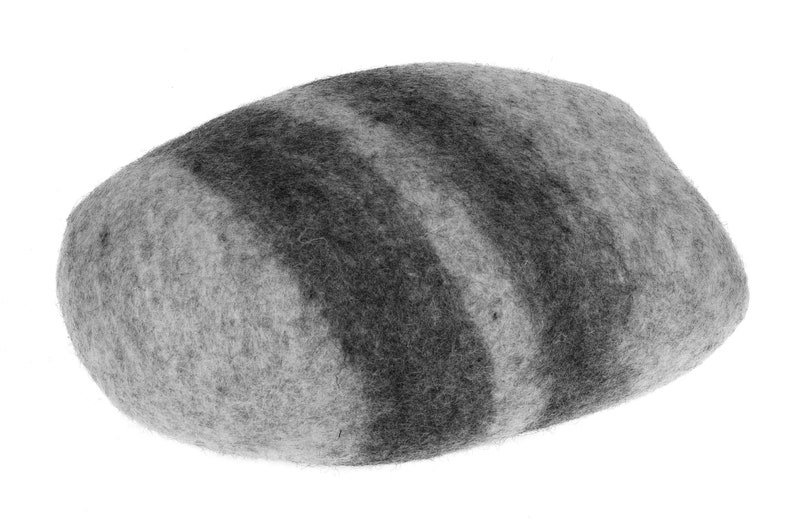 Poduszka filcowa / pufa kamienna Kamień średni Feltiness 100% wełna zdjęcie 1