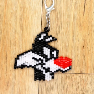 Sylvester the Cat Charm Clip, Sylvester Keychain Tag, Sylvester Purse Charm, Sylvester the Cat Zipper Pull
