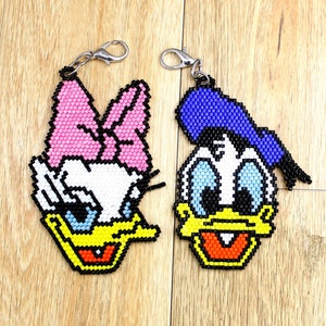 Donald Duck Charm - Daisy Duck Charm - Donald Duck Charm Clip - Daisy Duck Charm Clip