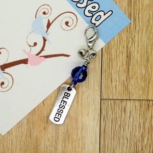 Gesegneter Anhänger - Gesegneter Anhänger - Gesegneter Schlüsselbundanhänger - Gesegneter Reißverschluss-Anhänger - Gesegneter Armbandanhänger
